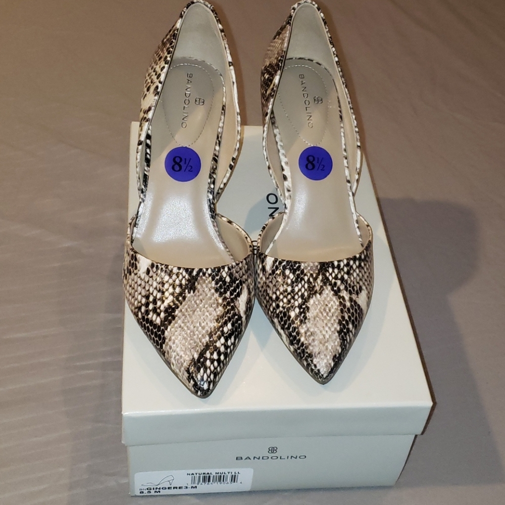 Bandolino Snake Print Pumps
